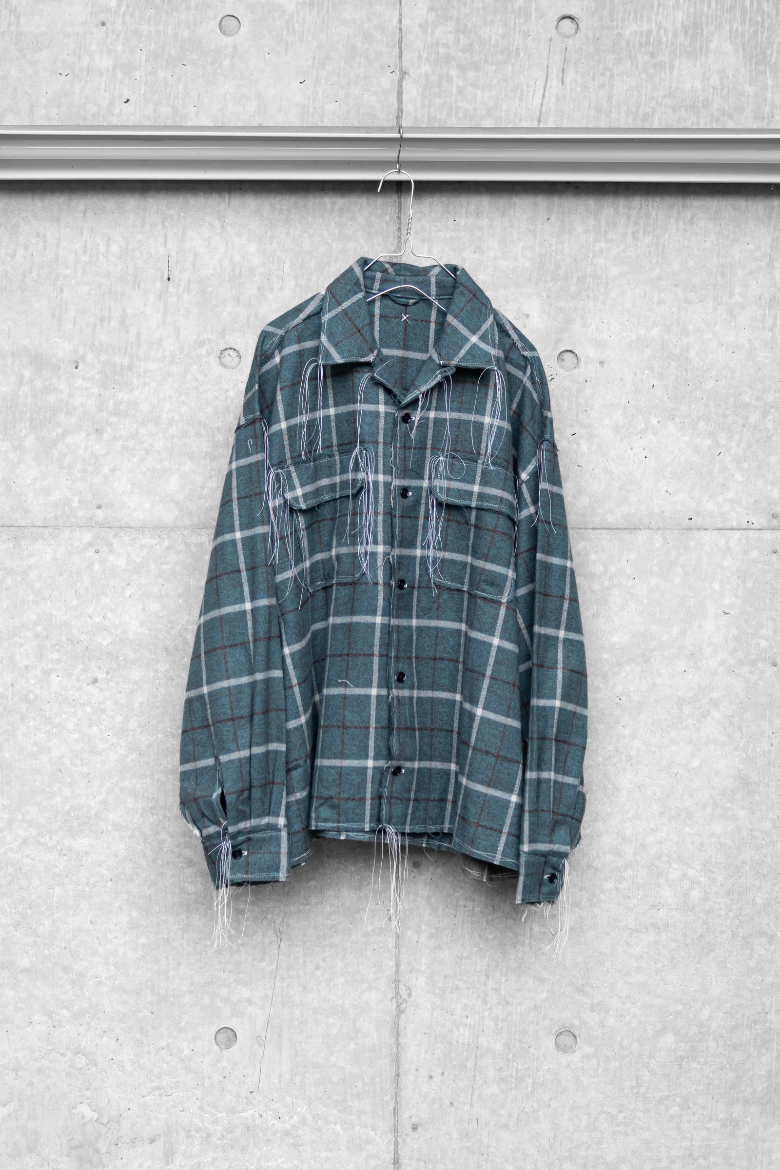 50s COLLAR CRAFTSMAN SHIRT / GREEN