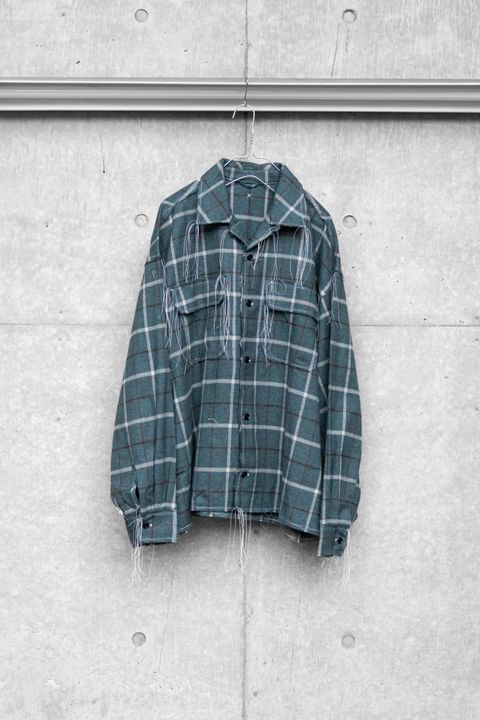 50s COLLAR CRAFTSMAN SHIRT / GREEN