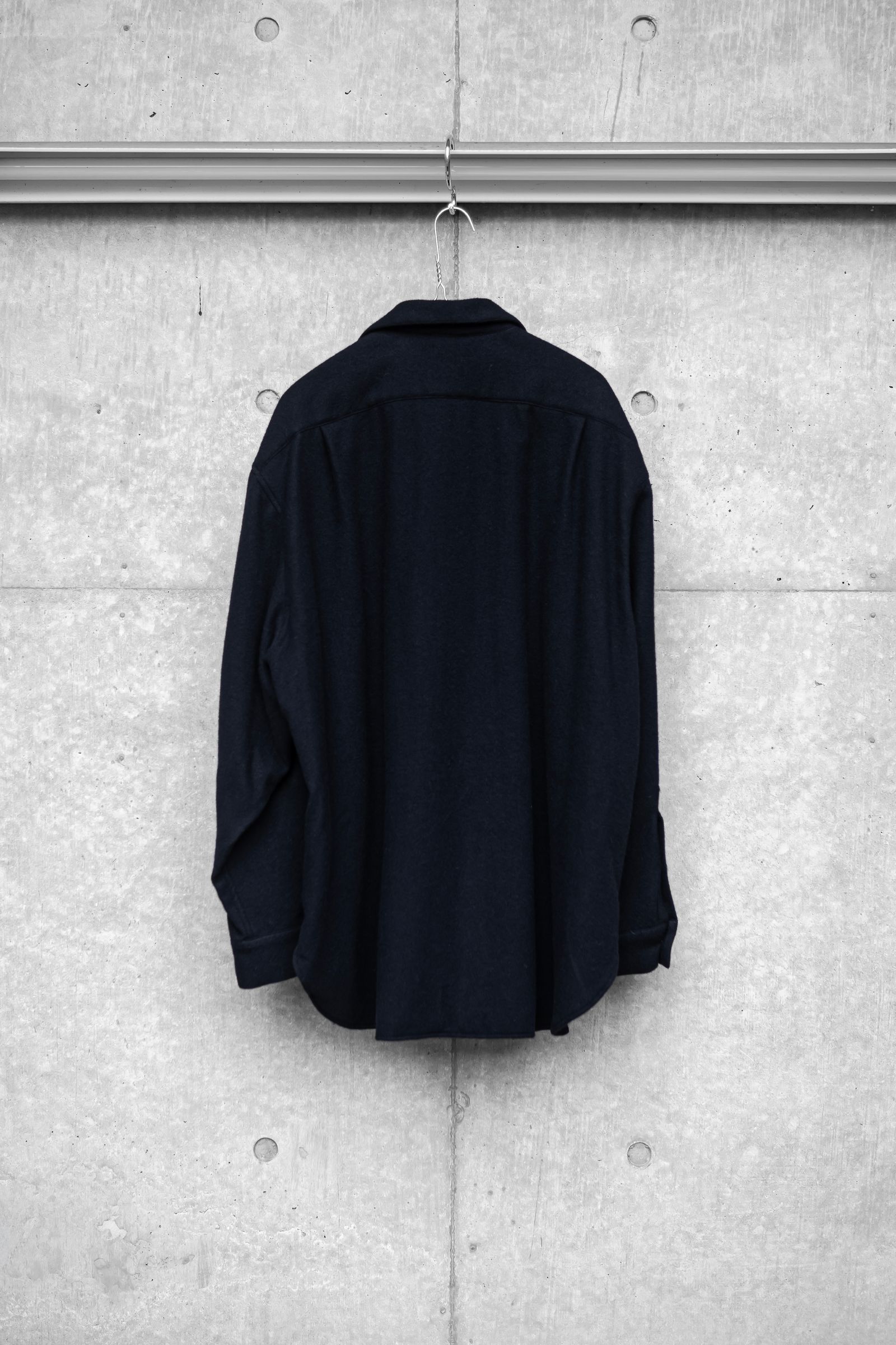 CASHMERE SHIRT JACKET / BLACK