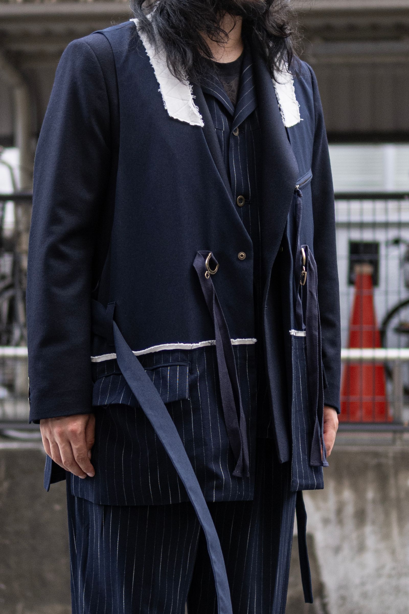 Oversized gilet / nvy