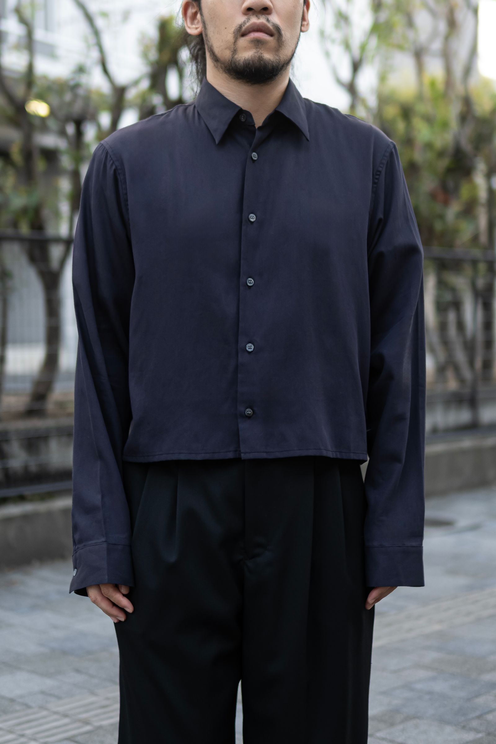 SHORT TORSO SHIRT / DAWN BLACK