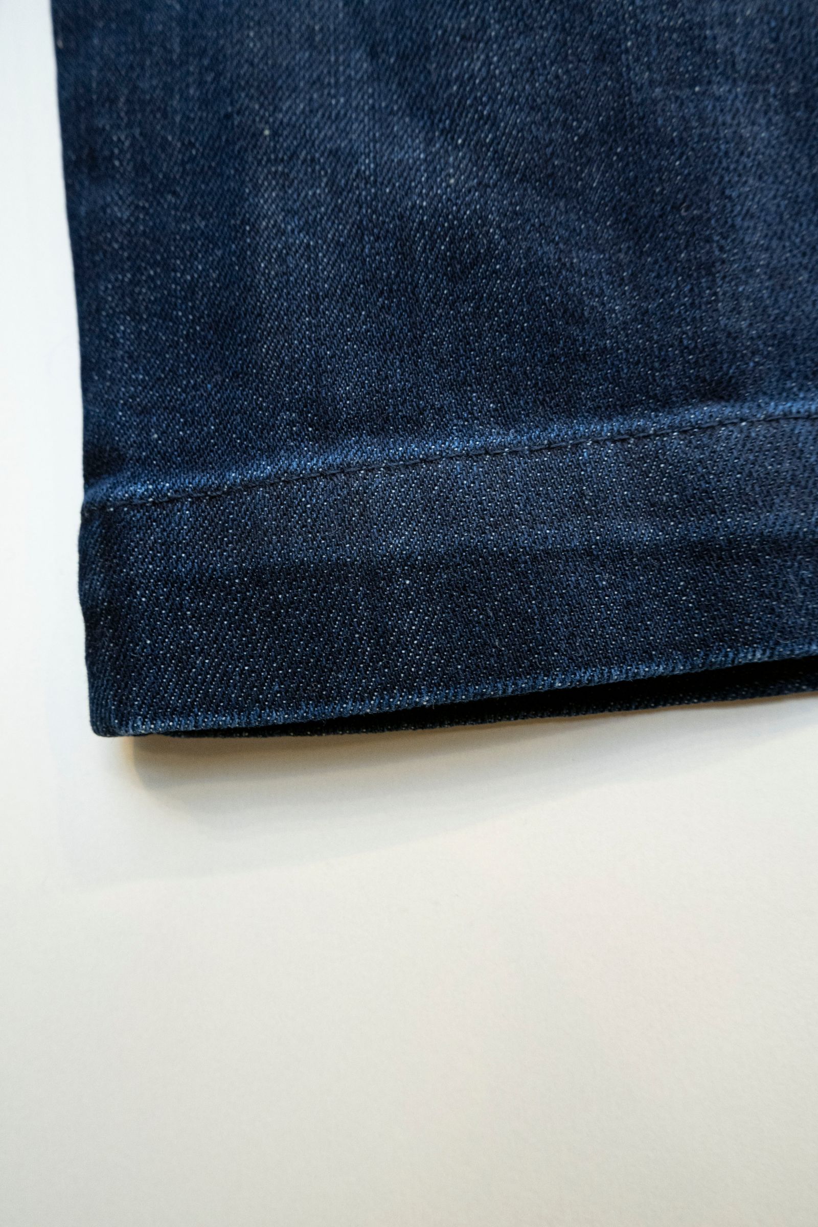 Denim One Wash 1tuck Wide / BLUE