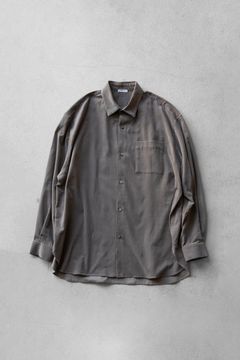 Soft Corduroy Wide Shirts / Greige