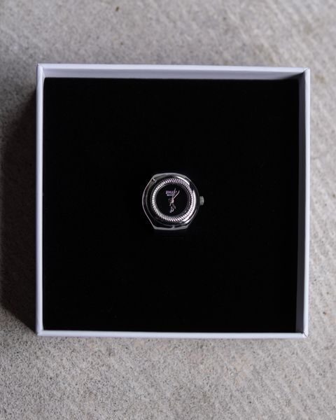 Ghost Ring Watch / Silver/Black