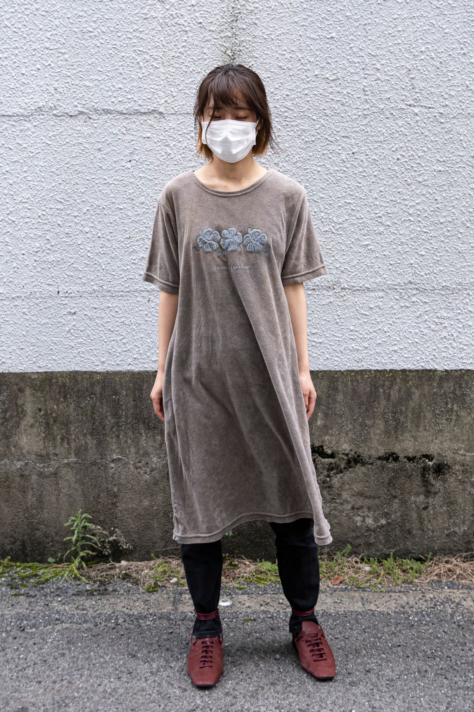 Remake "sumizome" dress