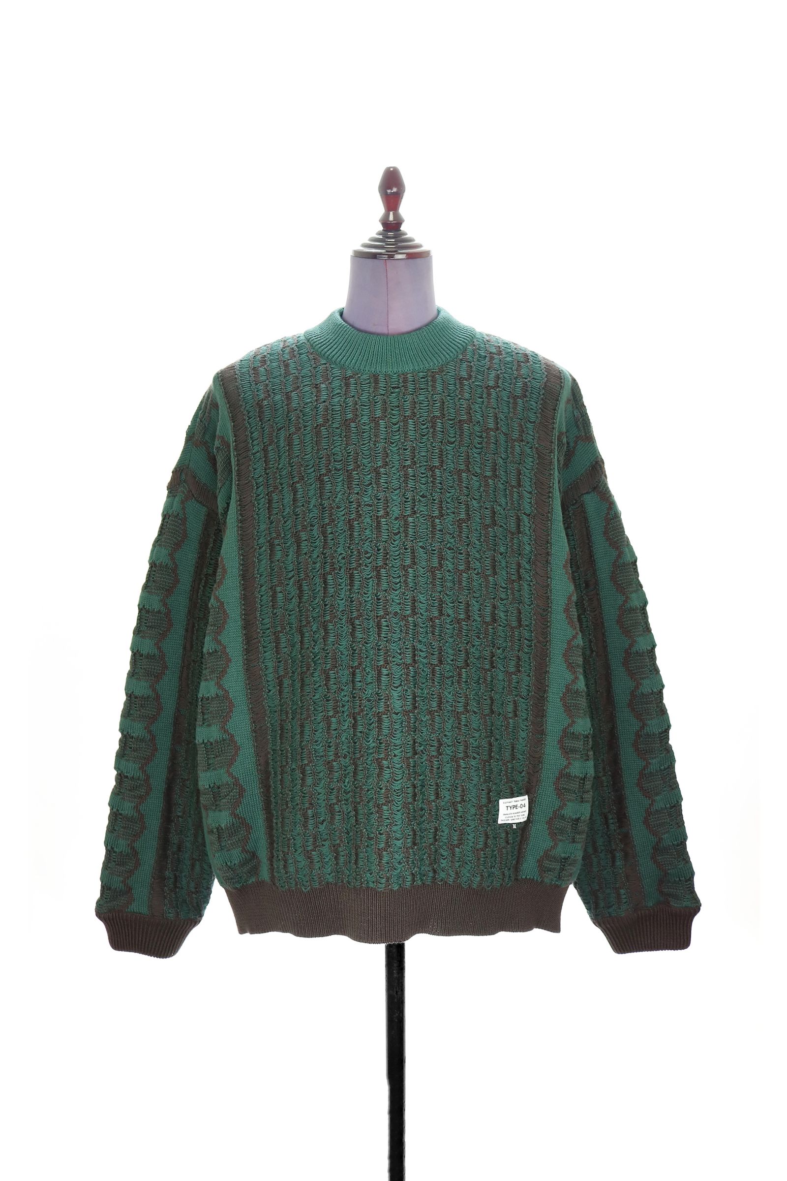 elephant TRIBAL fabrics - Hybrid Knit / GREEN | Retikle Online Store