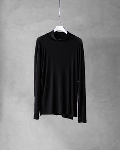 HIGH NECK LONG SLEEVE PULLOVER / BLACK