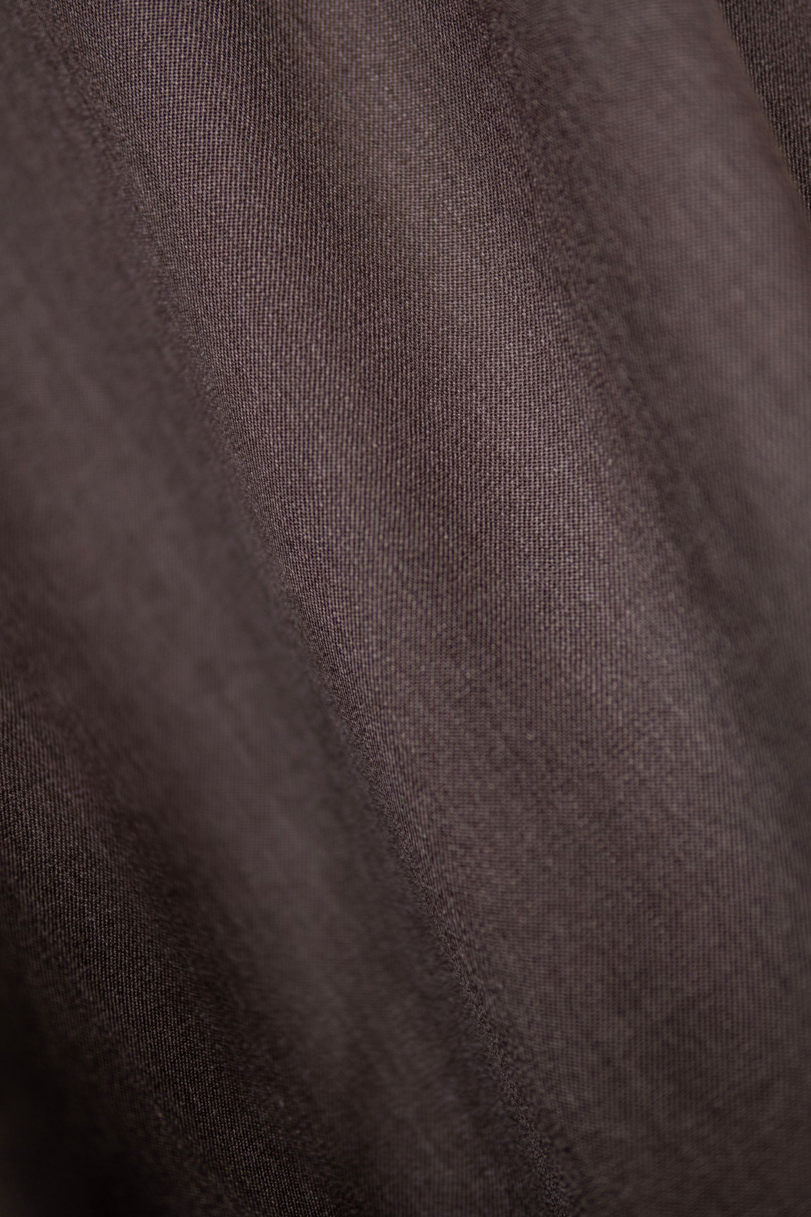 2TUCK WIDE EASY PANTS / BROWN