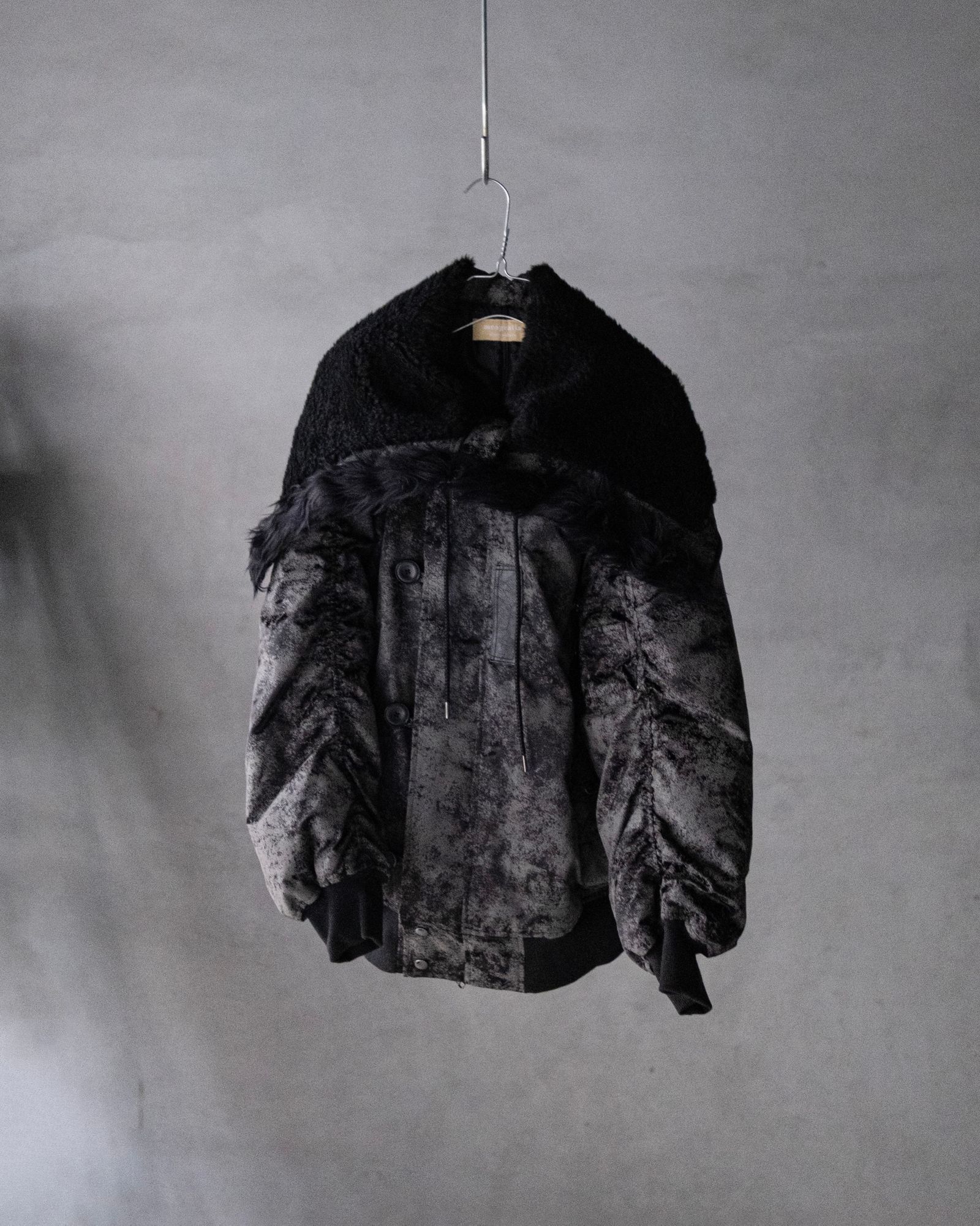 Rust printed N2 Blouson / blk