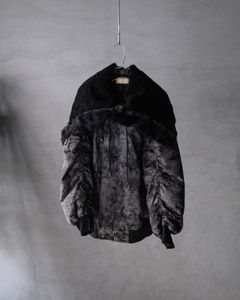 Rust printed N2 Blouson / blk