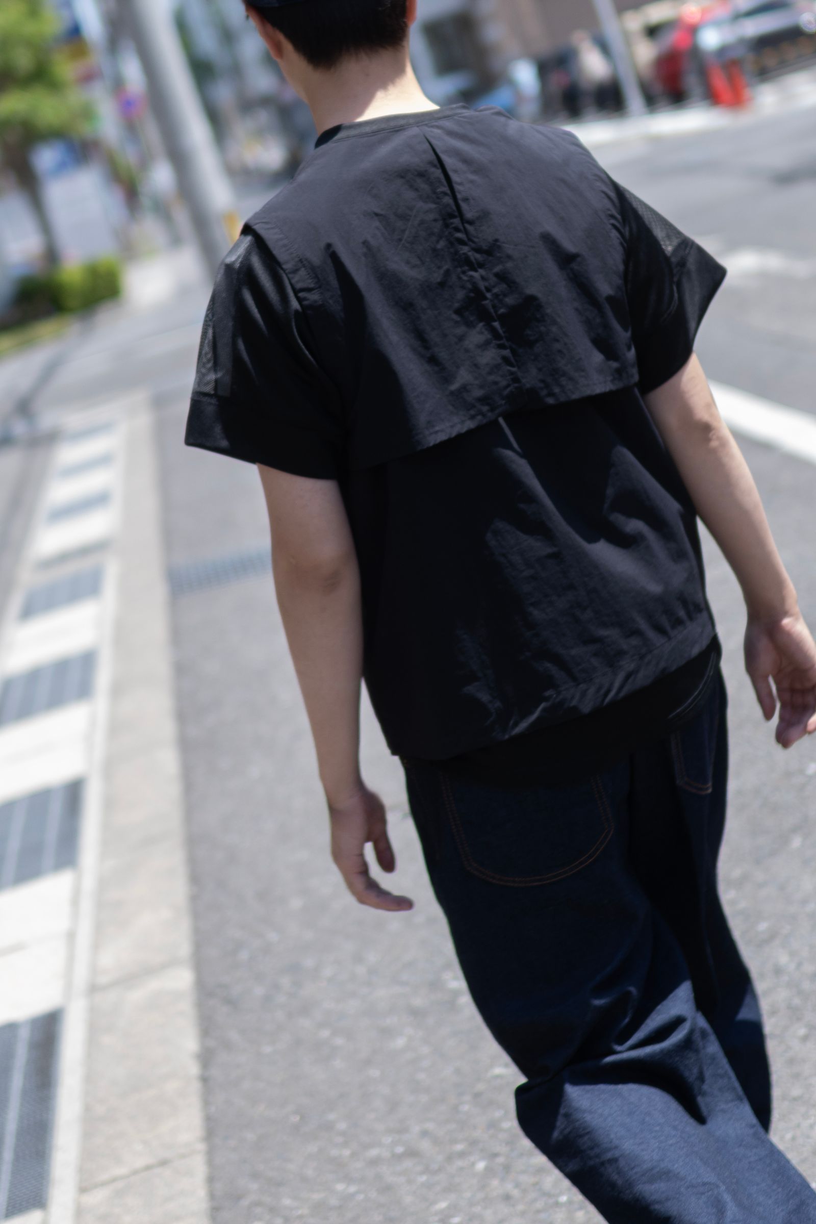 Tech 2way T-shirt / Black