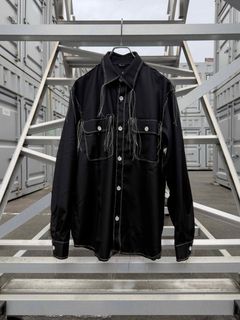 “Washable Super120’s” 60s COLLAR CRAFTSMAN SHIRT / Black