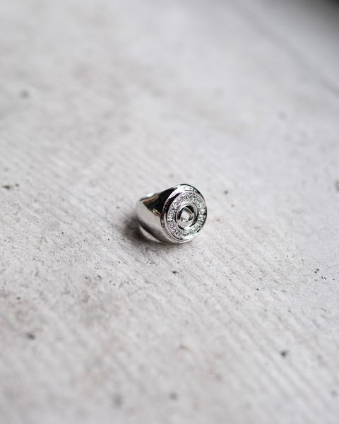 The Jazz Heart Coin Ring / Silver