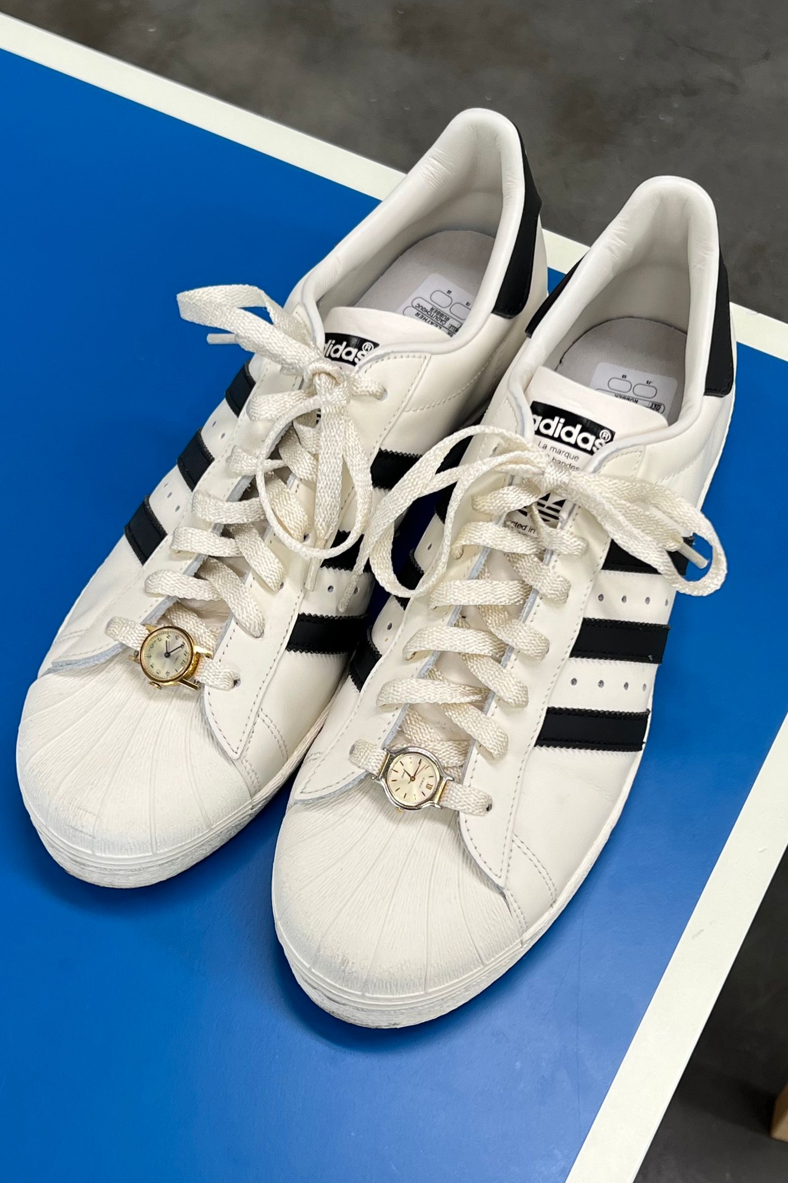 VINTAGE WATCH SHOELACE / White
