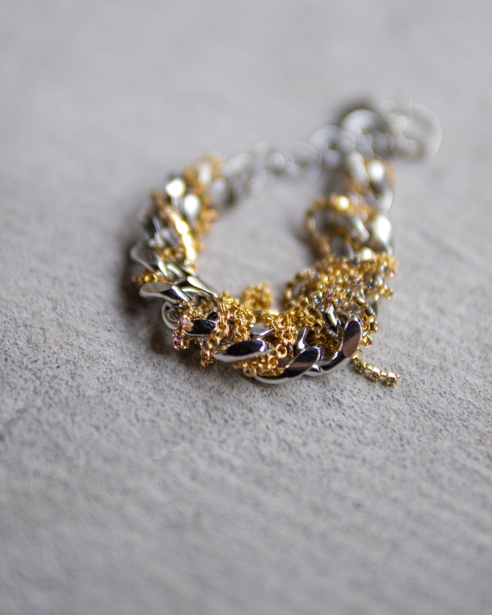 Broken "Miçanga" Bracelet / Silver