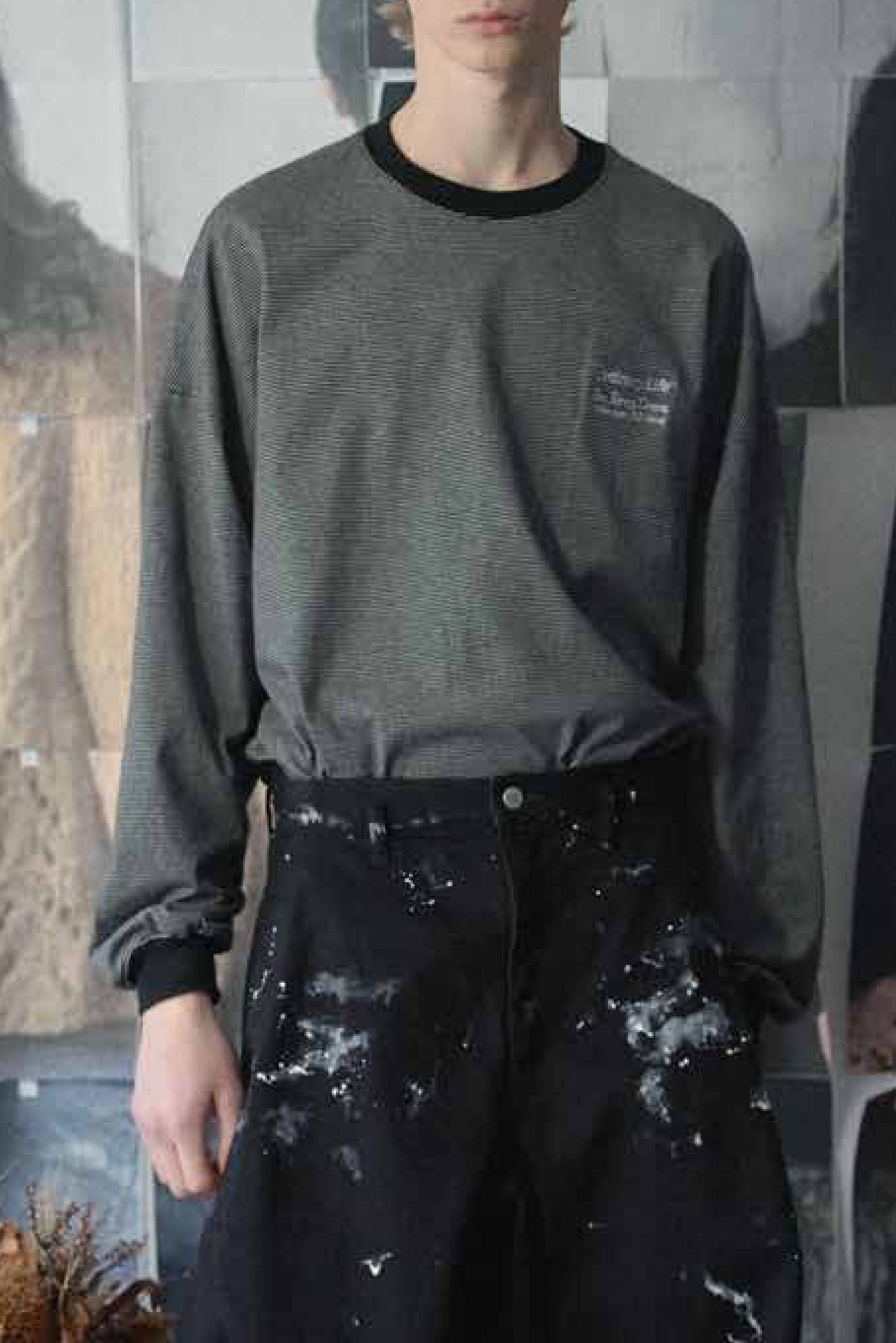 ORDINARY L/S TEE / BLACK