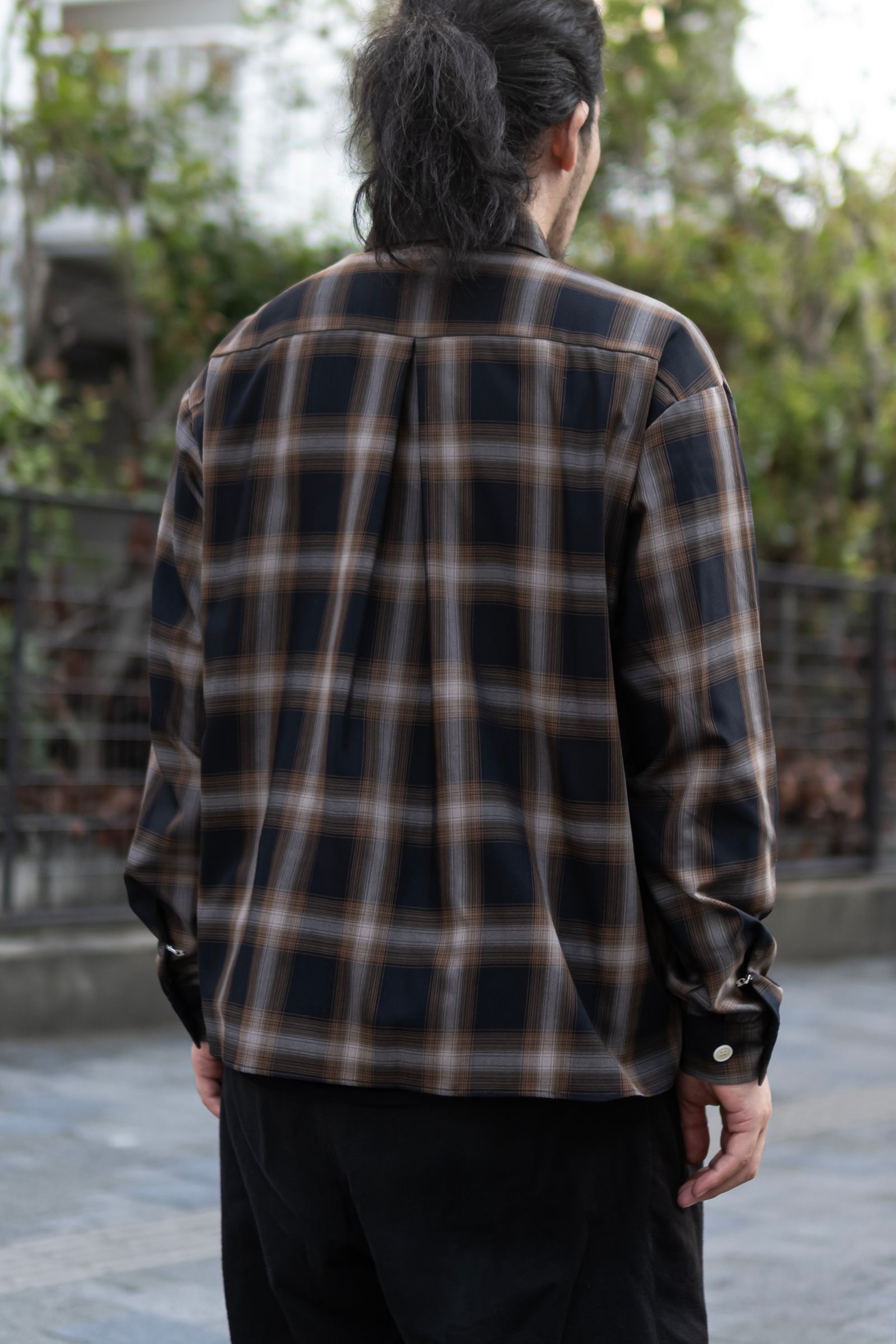 Ombre check SH / blk