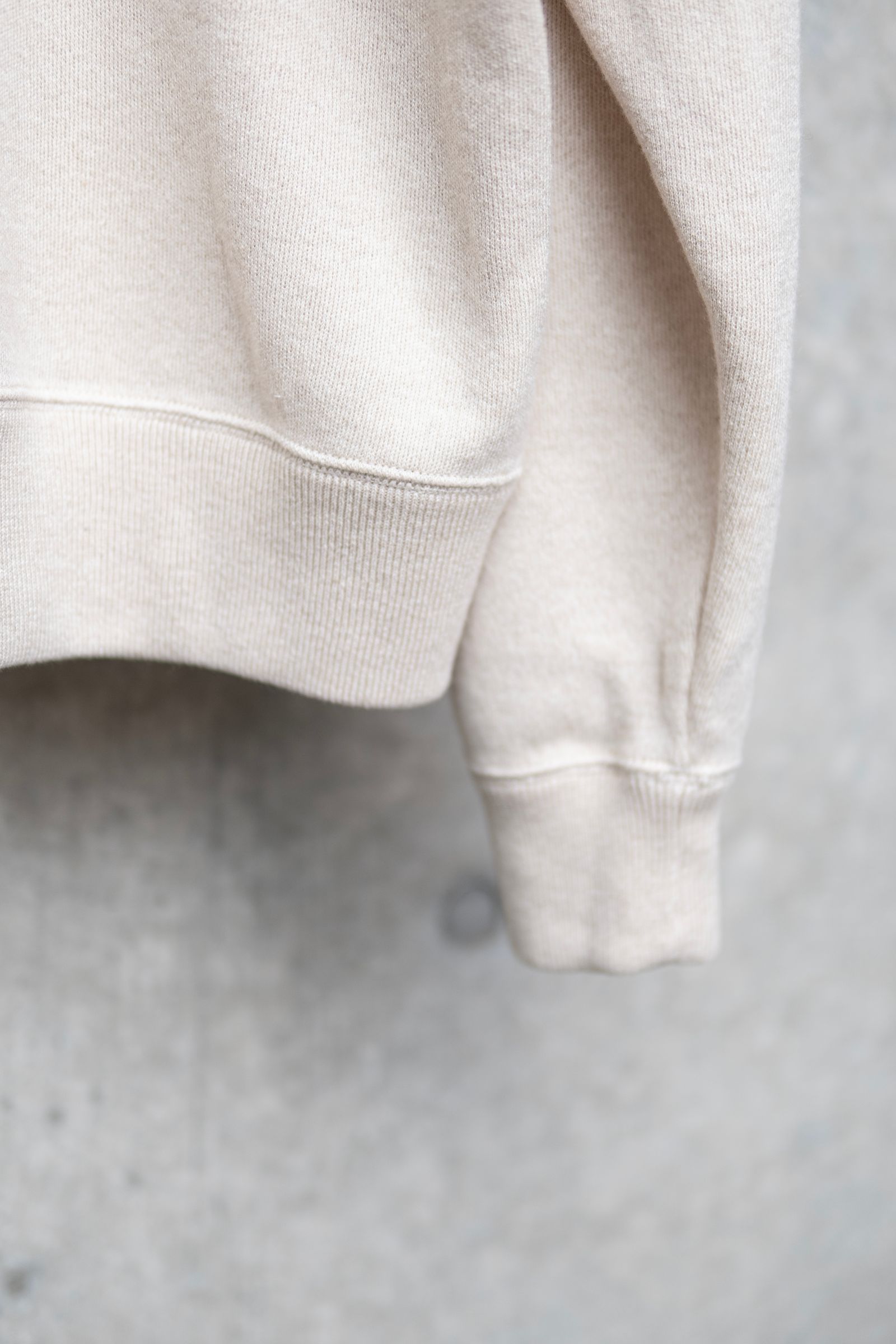 CASHMERE SKIING SWEAT KNITSHIRT / OATMEAL