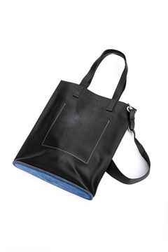 Shoe sole flat tote / Black