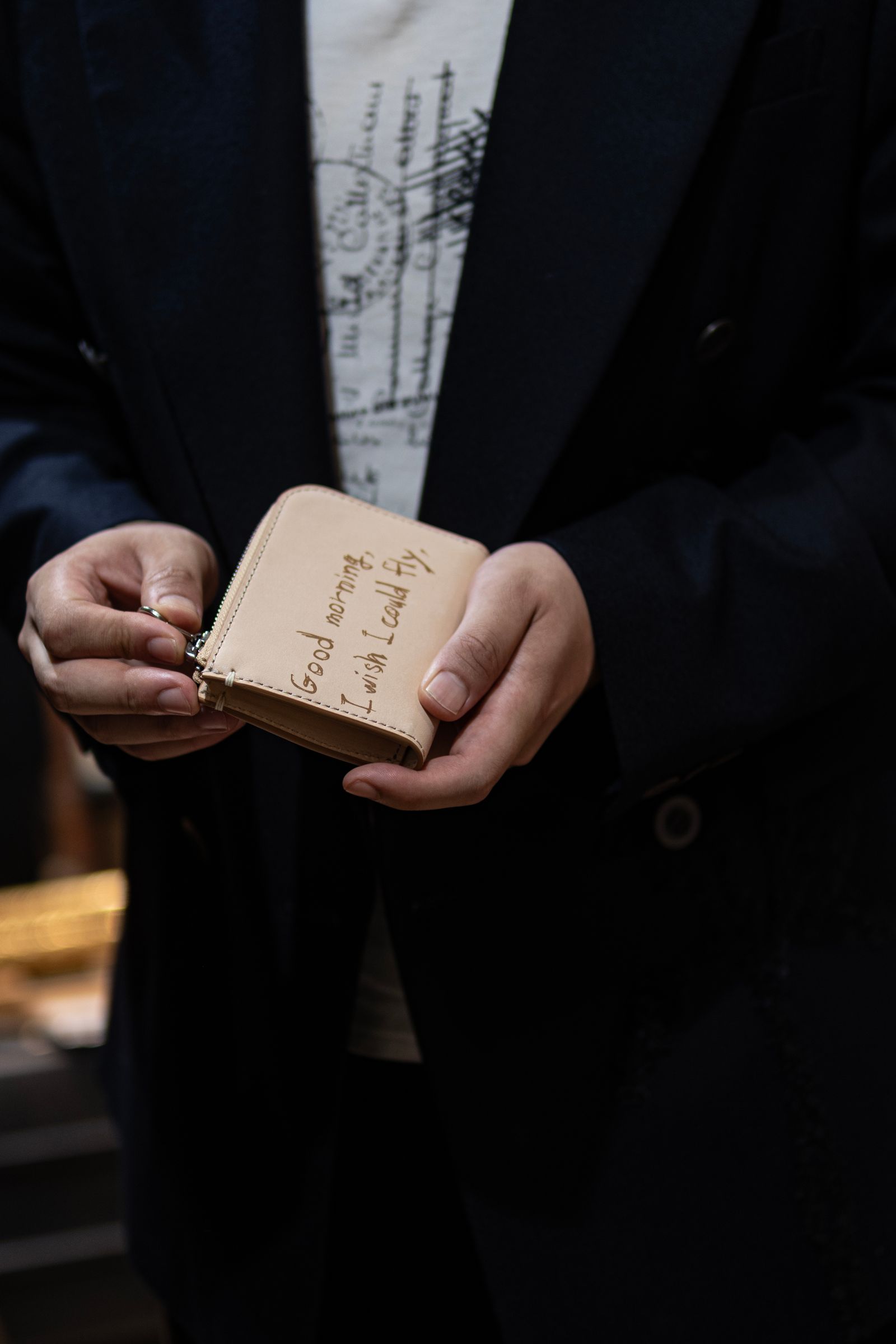 WALLET WITH TSUCHIYA KABAN / CAPPUCCINO