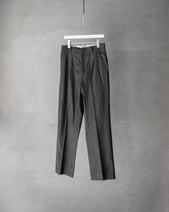 "O" COMBED COMPACT DENIM / BLACK