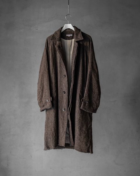 Draped Coat in Montafoner Wool / Charcoal Melange