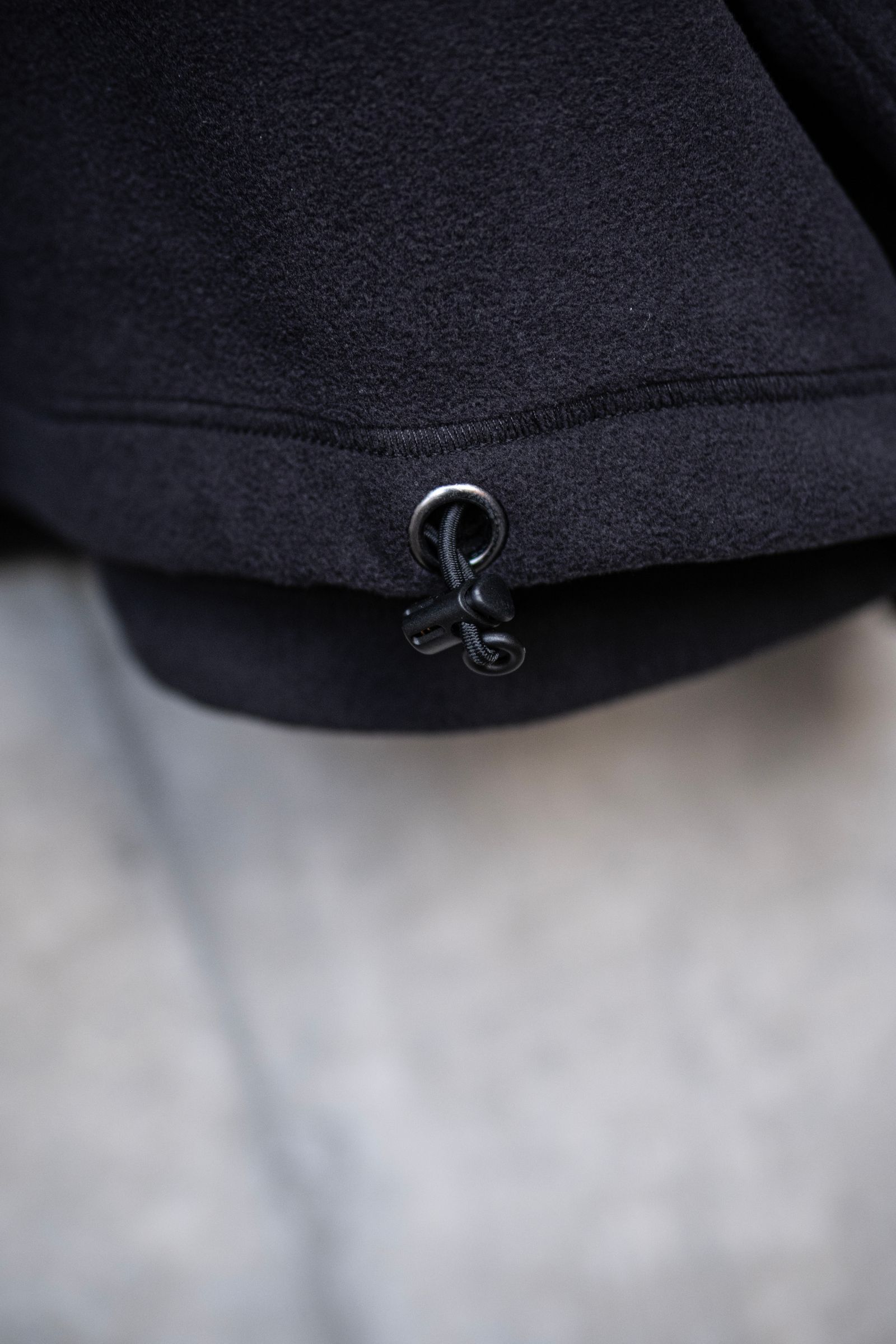 【INNAT×WILD THINGS】PIGMENT PRINT WASH POLARTEC PULLOVER / Black