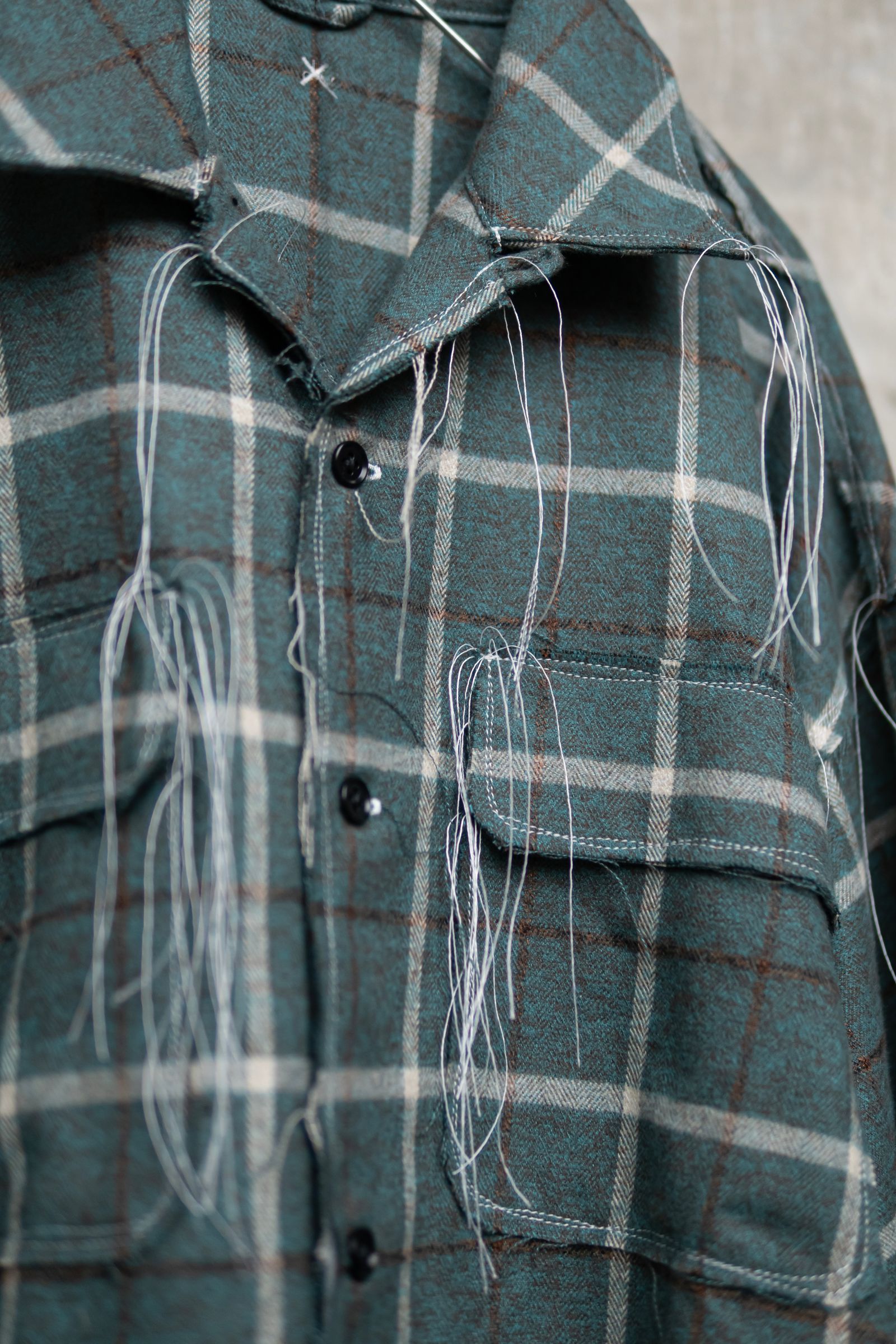 50s COLLAR CRAFTSMAN SHIRT / GREEN