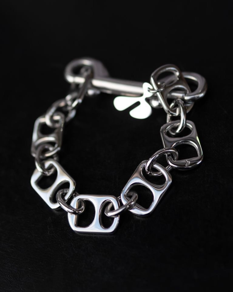 Pull Tab Bracelet / Silver
