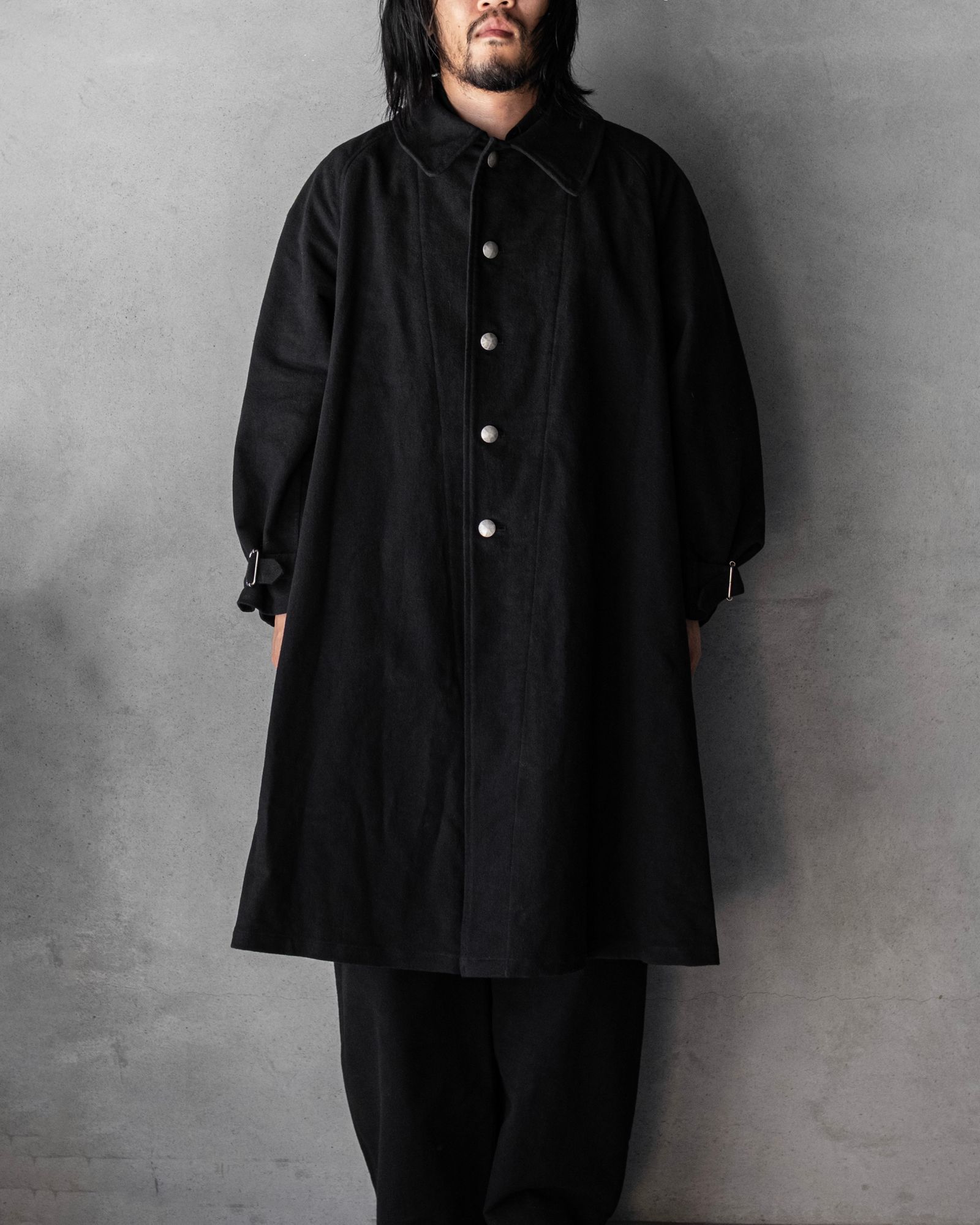 MOTOR CYCLE COAT / Black