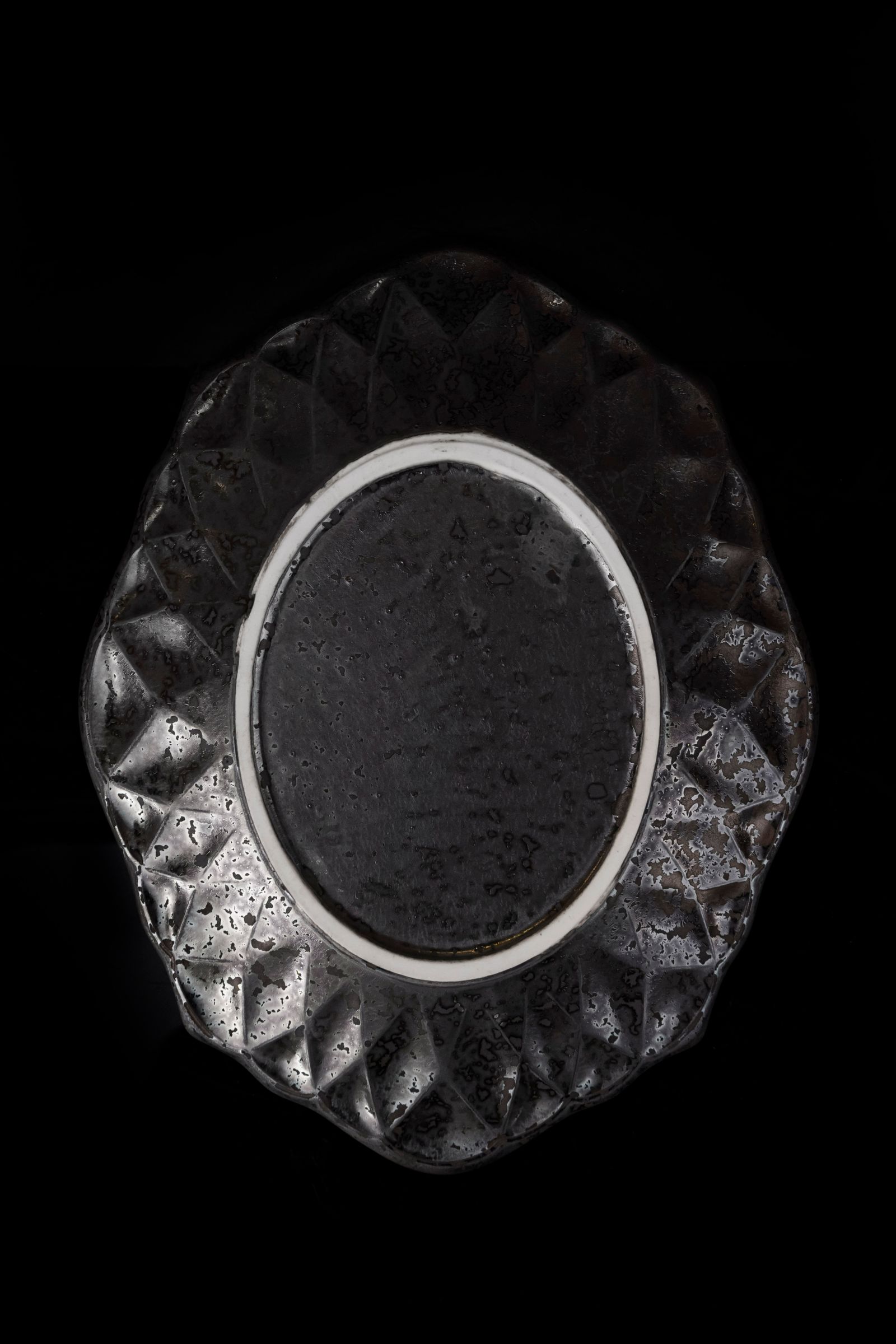 cushion plate -黒煌- L / 平皿