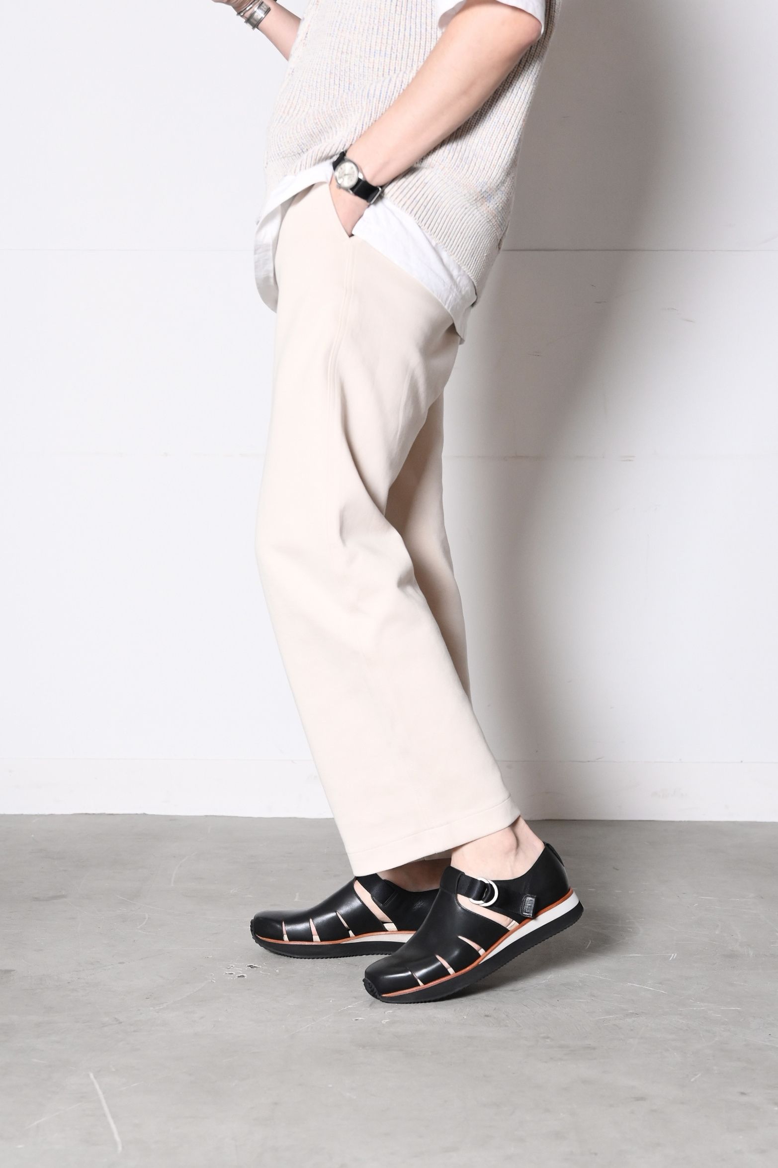 Belted gurkha shoes / Black