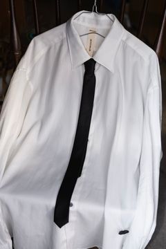 SILK NARROW TIE / BLACK