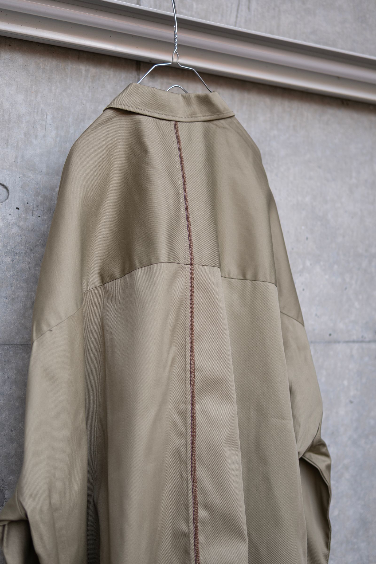 【SHINYAKOZUKA×Dickies】GIANT WORK SHIRT WITH DICKIES / KHAKI