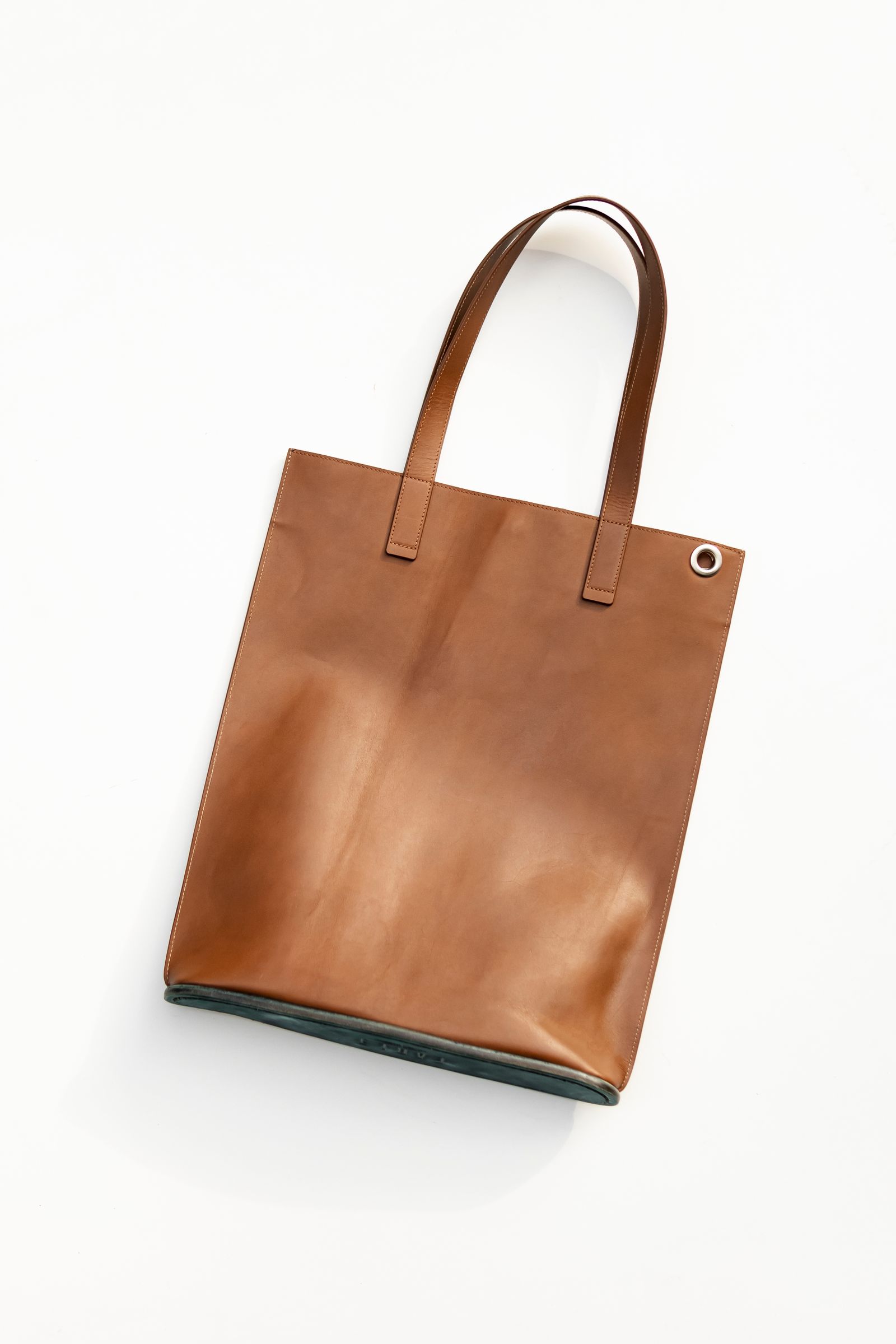 Shoe sole flat tote / Brown