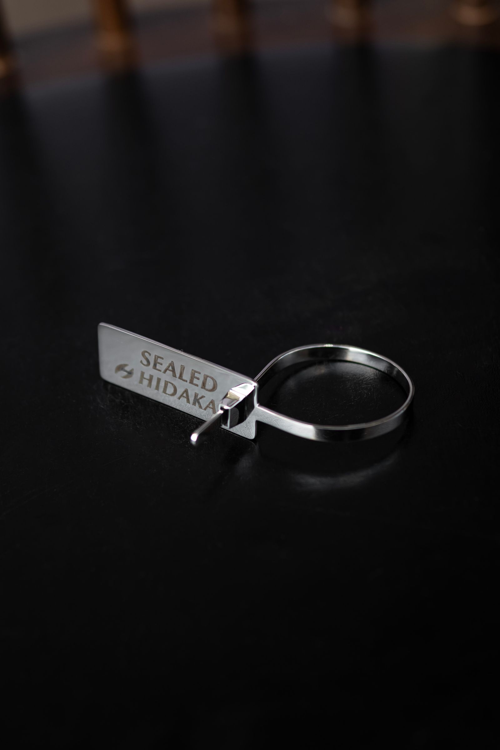 Seal-tag Key Ring / Silver