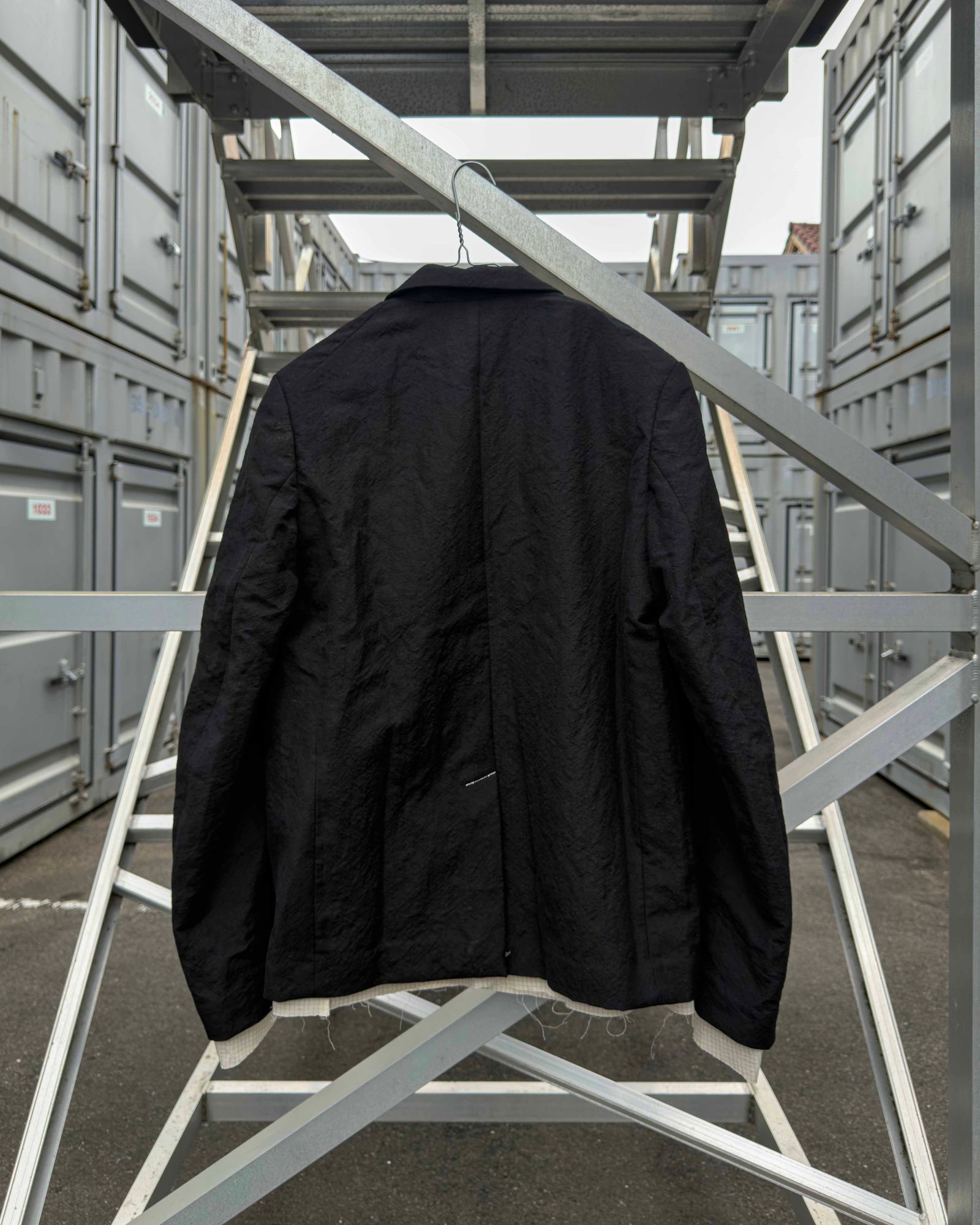 SEPARATE PATCH POCKET CEREMONY JACKET / Black