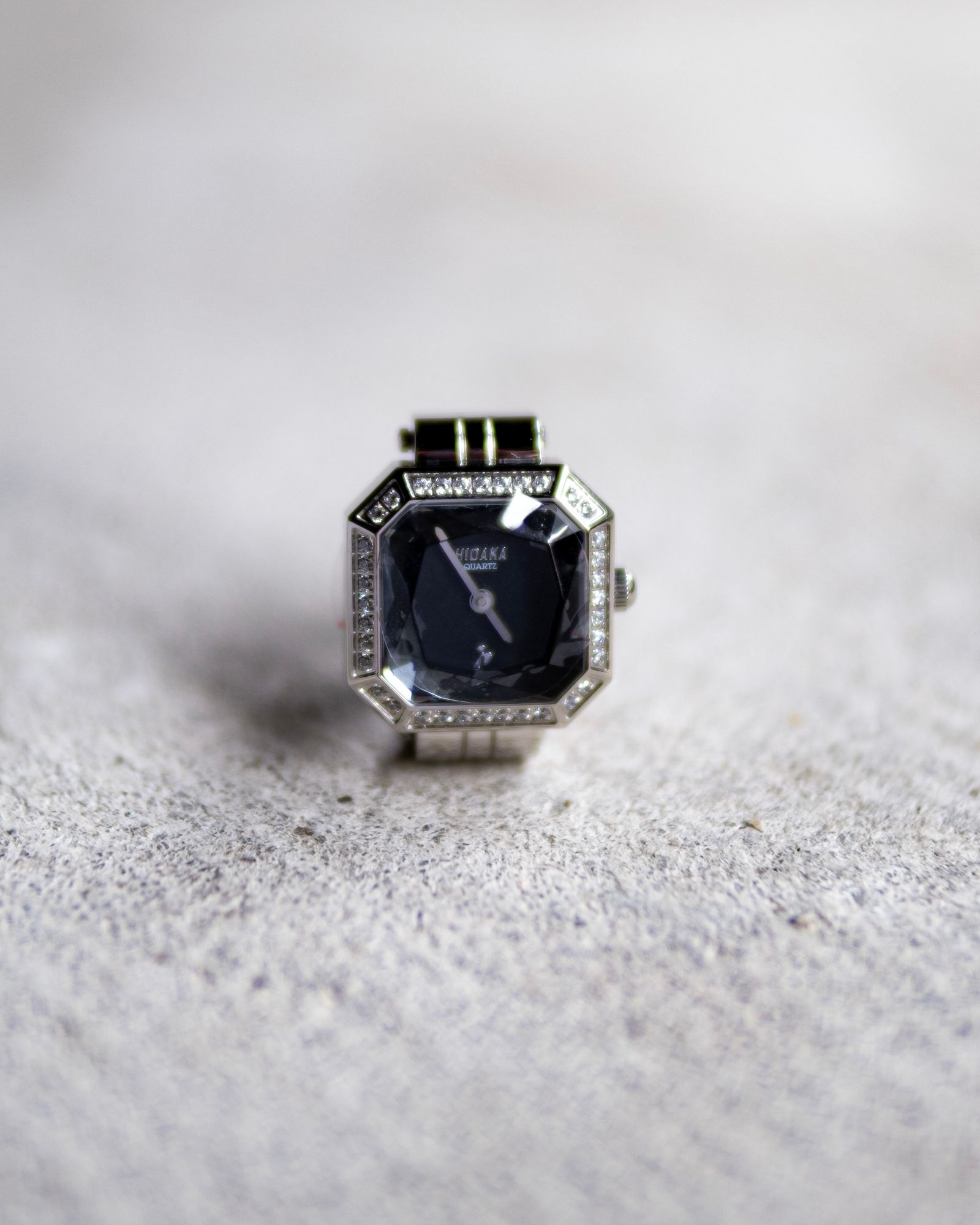 Facet Ring Watch / Silver