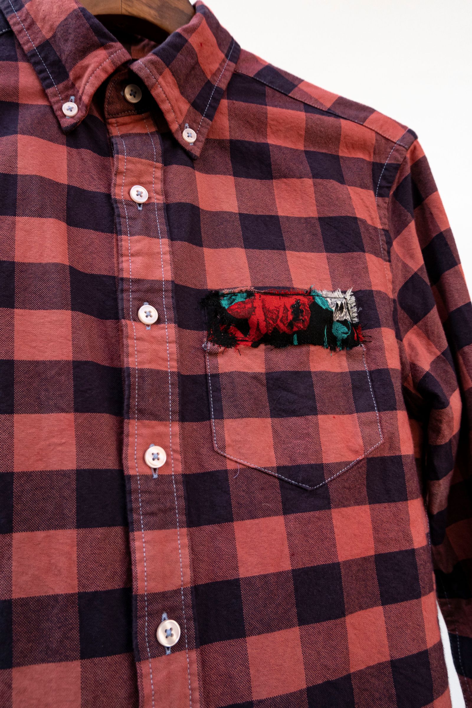 Remake "Red" Check Shirt