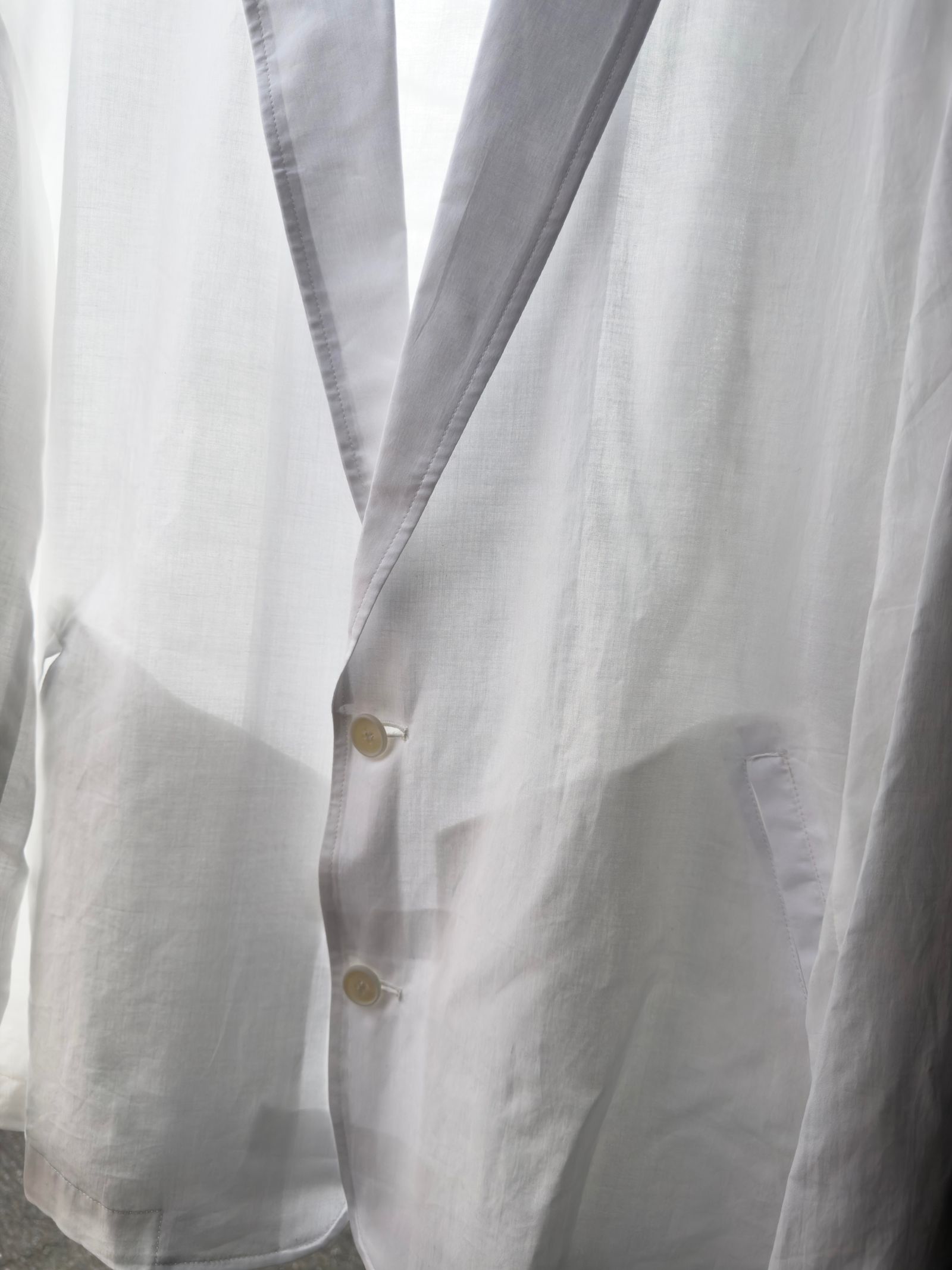 Superior Cotton Shirt JKT / White