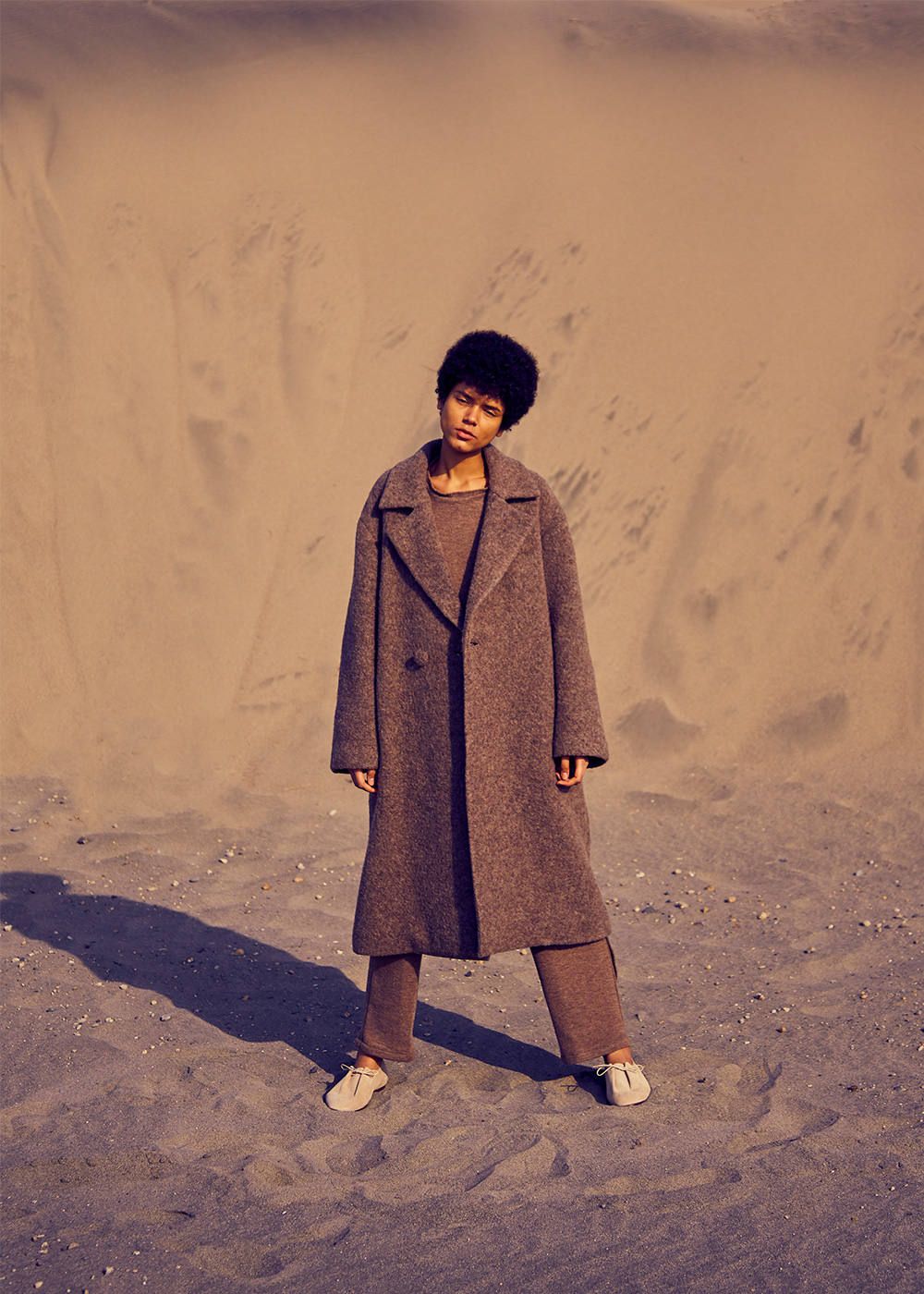 Blanc YM "Wool Pile Knit Coat" 再入荷！