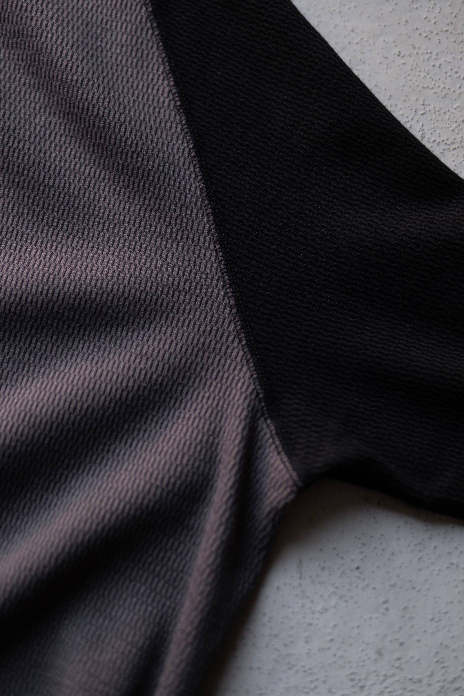 RAGLAN SLEEVE THERMAL LS / CHARCOAL×BLACK