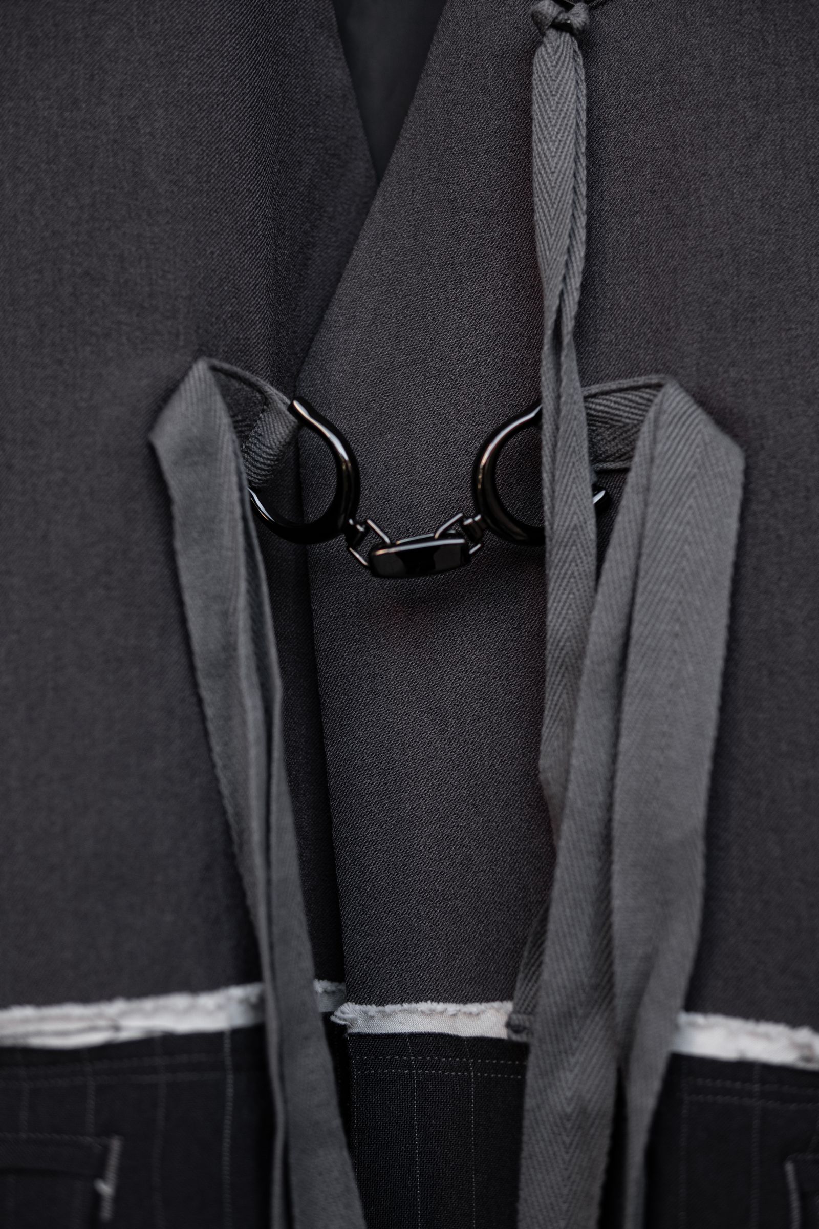 Oversized gilet / gry