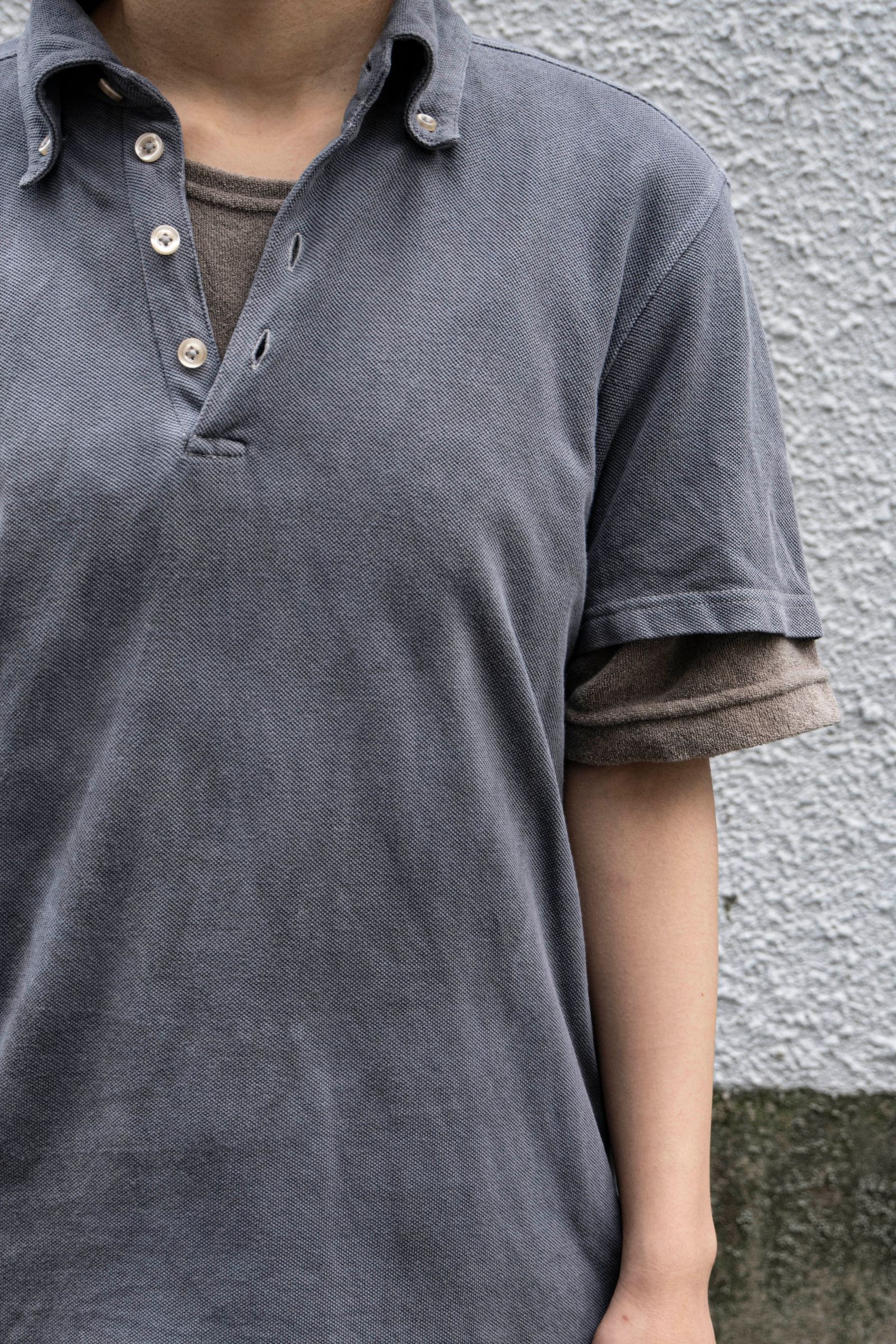 Remake "sumizome" Polo-Shirt