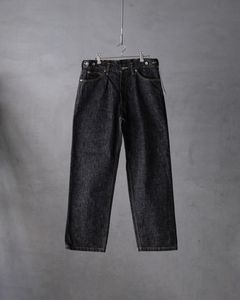 5P STRAIGHT DENIM PANTS / One Wash Black