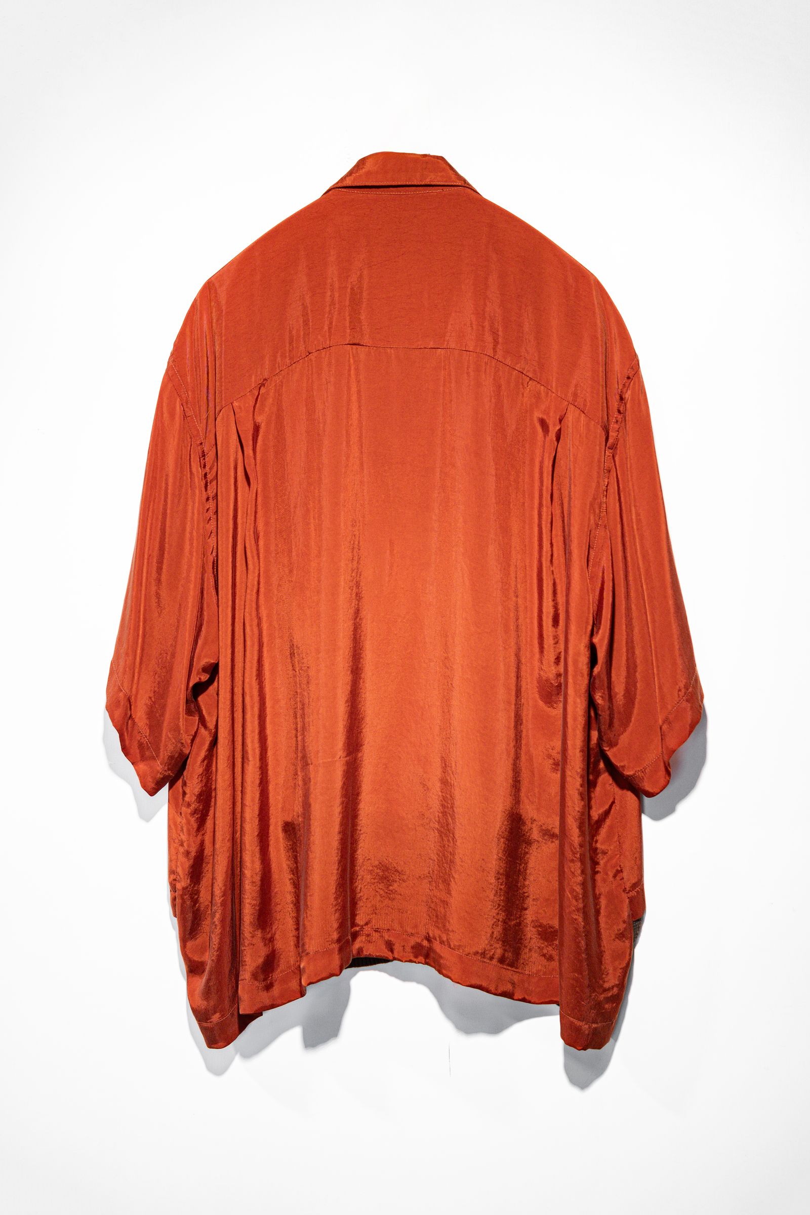 elephant TRIBAL fabrics - Knit Docking OC Shirt / SUNSET ORANGE