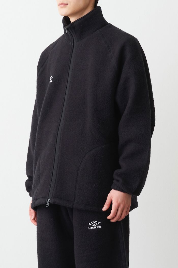 【JUHA×UMBRO】WOOL BOA FLEECE BLOUSON / Black
