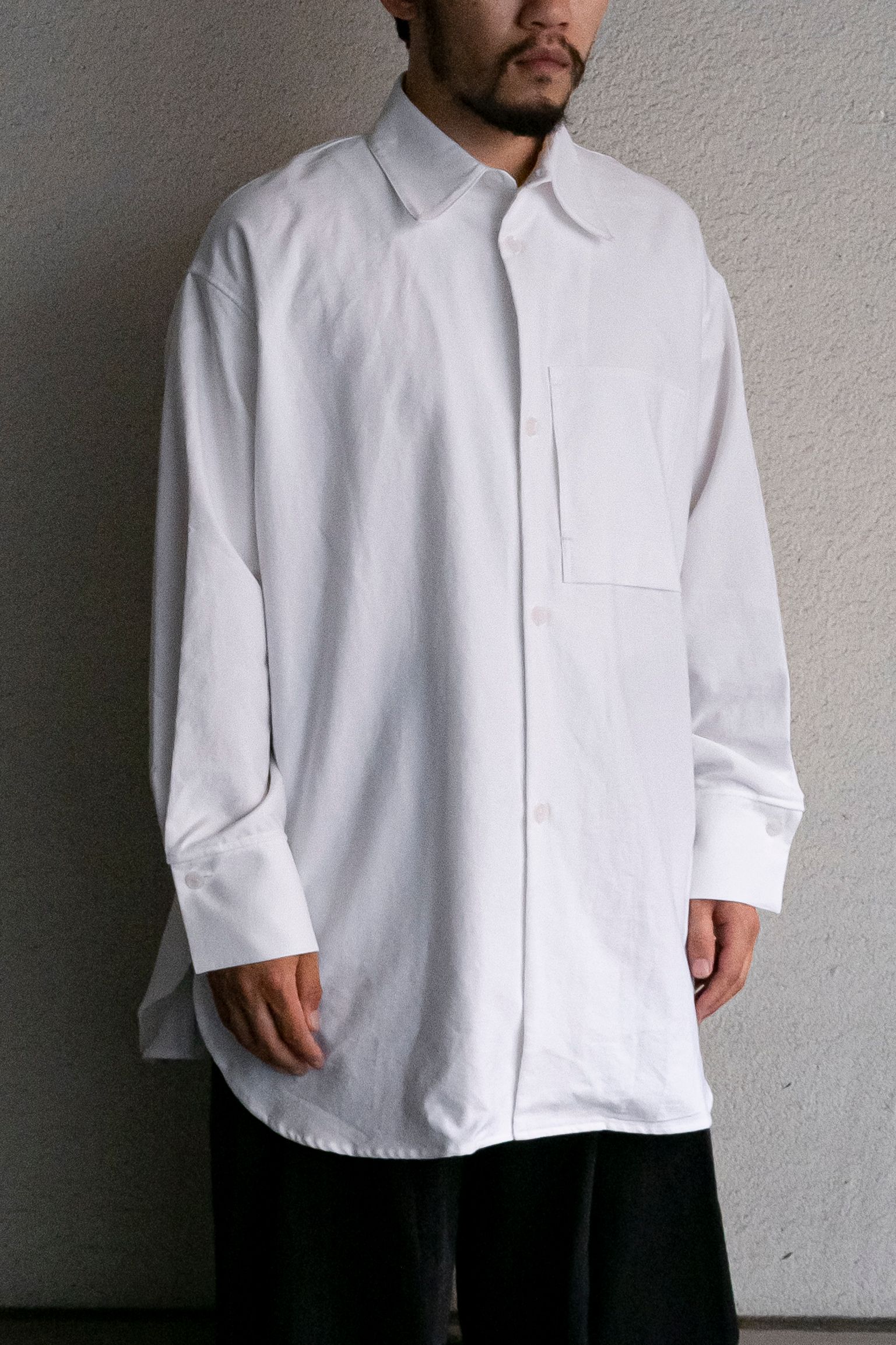 SHINYA KOZUKA (シンヤ コヅカ) HIS SHIRT(WHITE)-