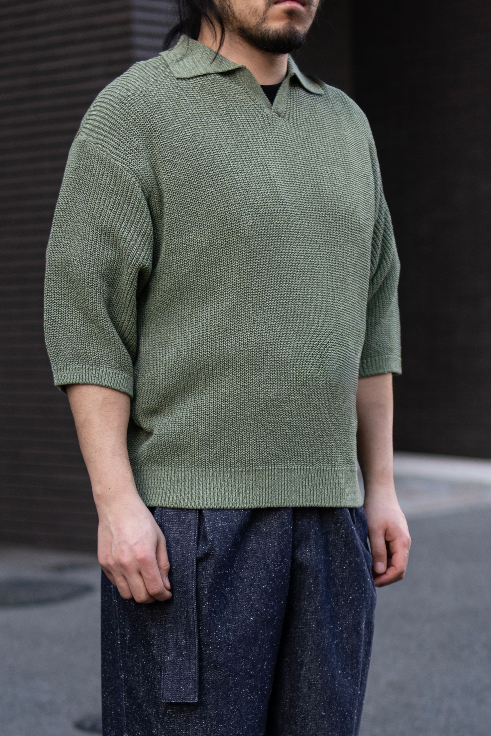 Skipper Knit Shirts / Green