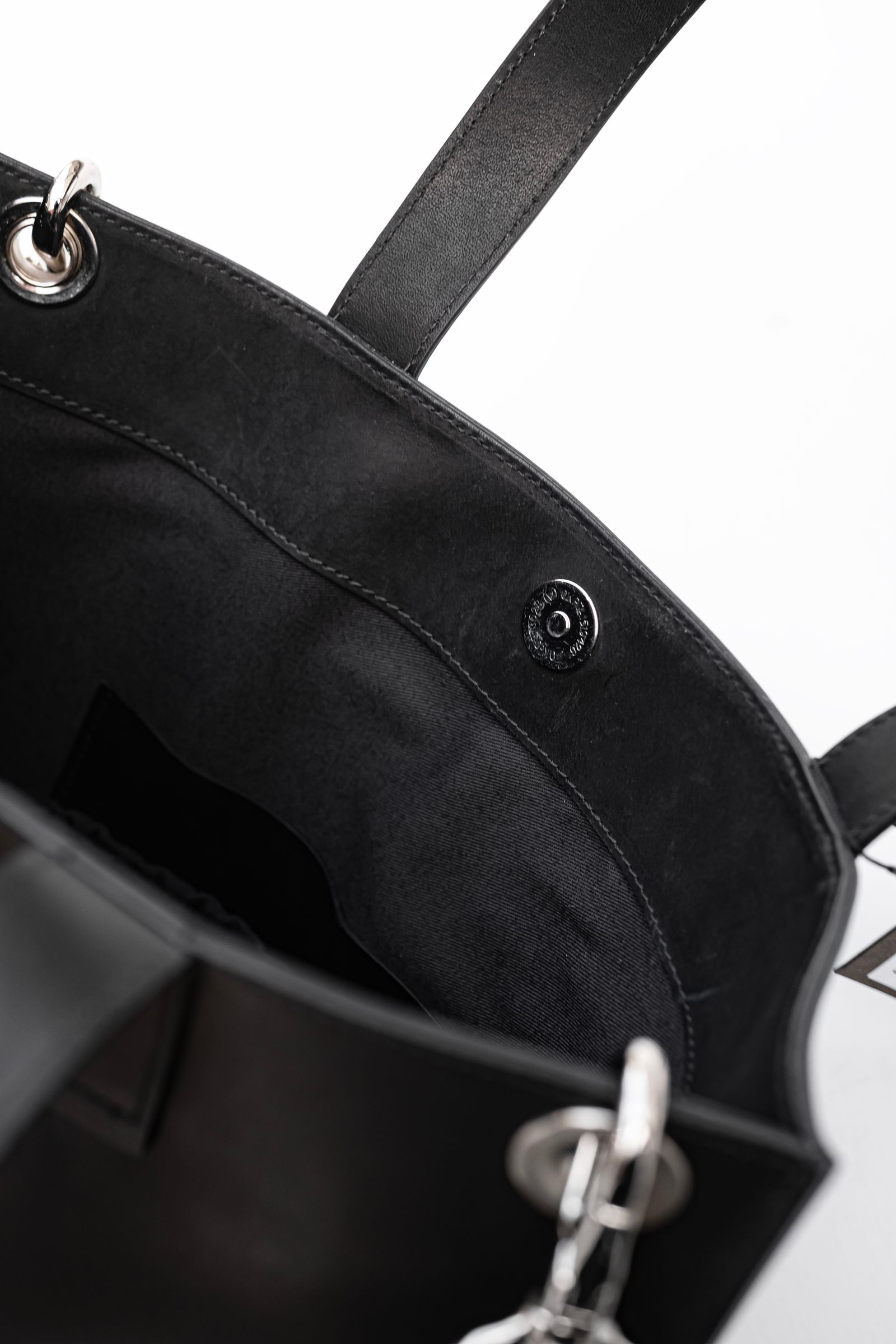 Shoe sole flat tote / Black
